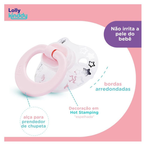 Lolly Chupeta Special Sil O T1 Rosa
