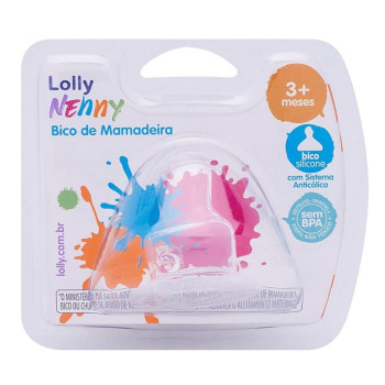 Bico Mamadeira O Tamanho 2 Lolly Transparente