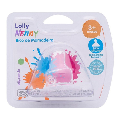 Bico Mamadeira O Tamanho 2 Lolly Transparente