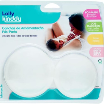 Lolly Concha Amamentação Macia Transparente
