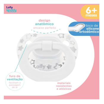 ZKMAGIC Chupeta Special Sil O T2 Lolly Branca