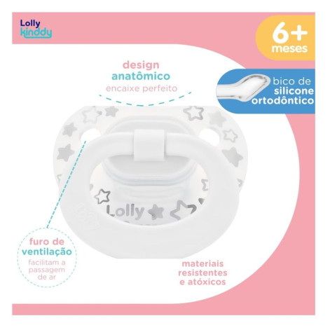 ZKMAGIC Chupeta Special Sil O T2 Lolly Branca