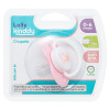 Lolly Chupeta Zoo Bona Silicone Tamanho 1 Rosa