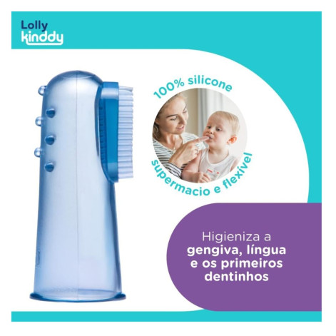 ZKMAGIC Escova Massageadora Clean Lolly Azul