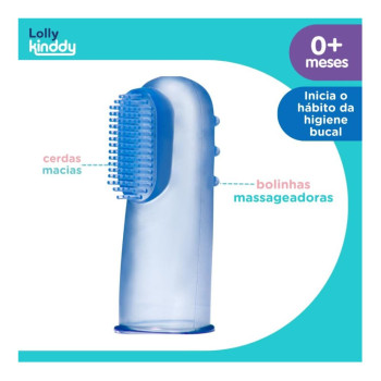 ZKMAGIC Escova Massageadora Clean Lolly Azul