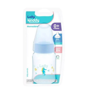 Mamadeira Oceano Bico Silicone 70ml Lolly Azul Mamadeira Oceano Bico Silicone 70ml Lolly Azul