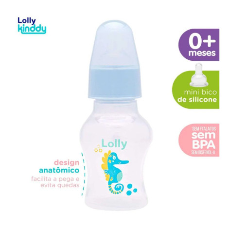 Mini Mamadeira Lolly Oceano Azul 50ml 1 unidade