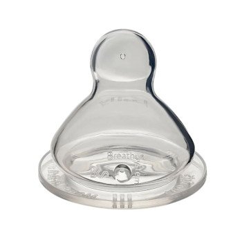 Bico de Mamadeira Lolly Gargalo Largo Ortodôntico Fluxo Médio Nível 2 com 1Unid