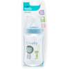 Mamadeira Lolly Big Zoo Bico Silicone Redondo Azul 330ml
