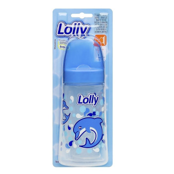 Mamadeira Lolly Big Oceano Azul 330ml Mamadeira Lolly Big Oceano Azul 330ml