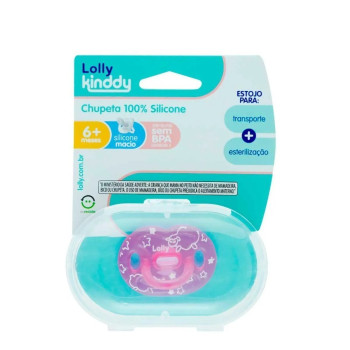 Chupeta Lolly Dreams Tamanho 2 Rosa 