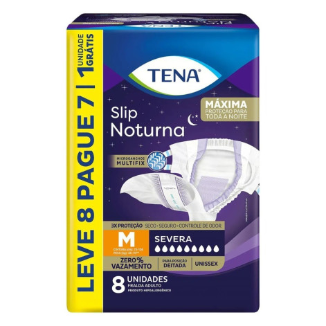 Fralda Geriátrica Tena Slip Noturna M L8P7