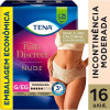 Roupa Íntima Descartável Tena Pants Discreet G/EG 16 unidades Roupa Íntima Descartável Tena Pants Discreet G/EG 16 unidades