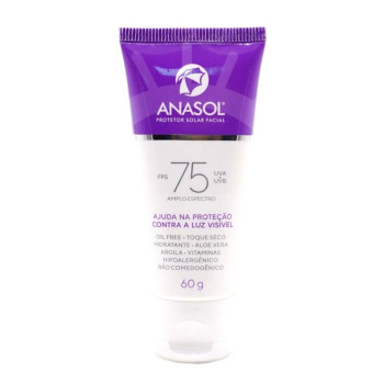 Protetor Solar Facial Anasol Protetor Solar Facial FPS 75 60g Protetor Solar Facial Anasol Protetor Solar Facial FPS 75 60g