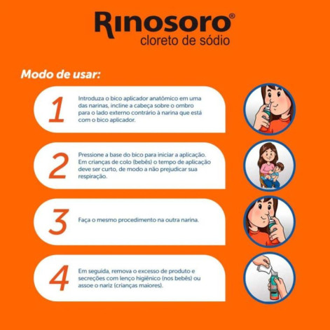 Rinosoro Jet 0,9% Descongestionante Spray Jato Contínuo 100ml