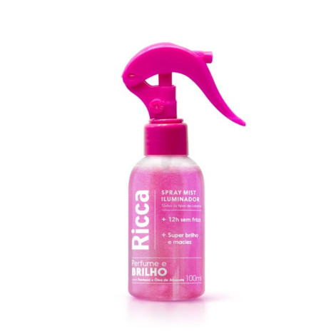 Spray Mist Iluminador Ricca Perfume e Brilho 100ml