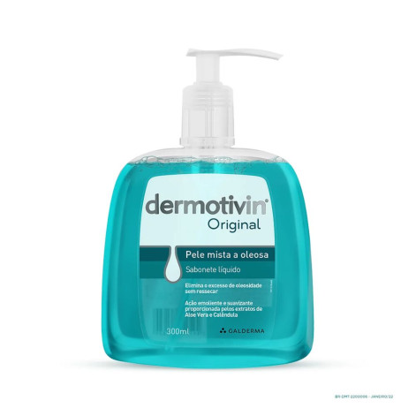 Dermotivin Sabonete Líquido Original Pump 300 ML
