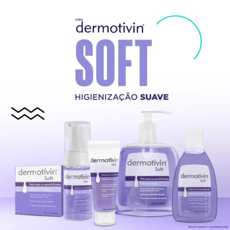 Sabonete em Barra Dermotivin Soft Pele Seca ou Sensibilizada com 90g