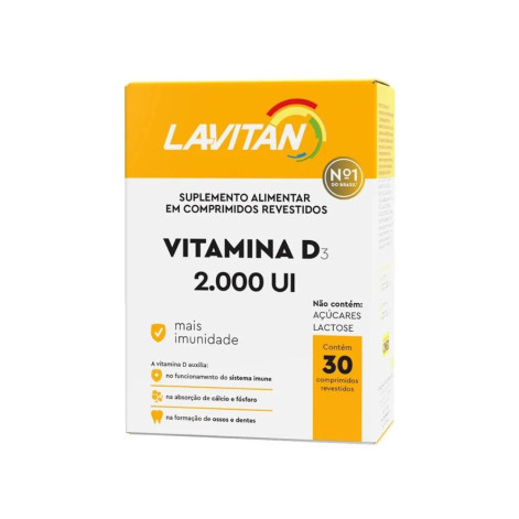 Lavitan Vitamina D 2.000Ui C/30 Comp Rev