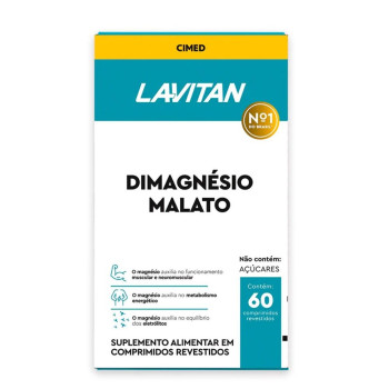 Lavitan Di-Magnesio Malato 60 Comprmidos Revestidos