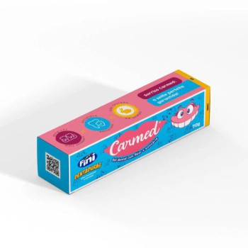 Gel Dental Carmed Fini Dentaduras com Flúor 70g Gel Dental Carmed Fini Dentaduras com Flúor 70g