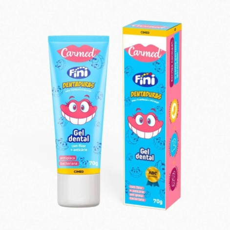 Gel Dental Carmed Fini Dentaduras com Flúor 70g