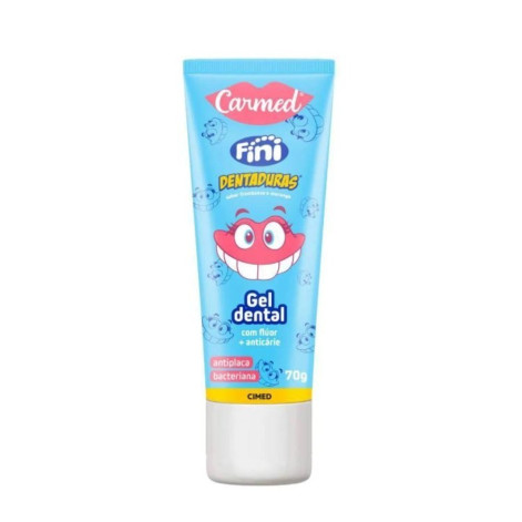 Gel Dental Carmed Fini Dentaduras com Flúor 70g