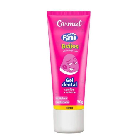 Gel Dental Carmed Fini Beijos com Flúor 70g