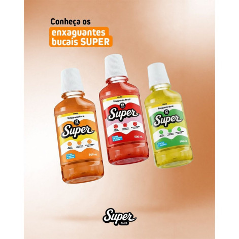 Enxaguante Bucal Cimed Super 12h Frutas Tropicais e Menta 500ml