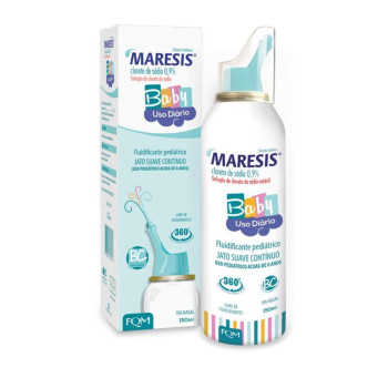 Maresis Baby 0,9% Descongestionante Spray Nasal Infantil Jato Suave Contínuo 150ml Maresis Baby 0,9% Descongestionante Spray Nasal Infantil Jato Suave Contínuo 150ml