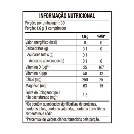 Polivitamínico Calcitran Triflex 30 comprimido
