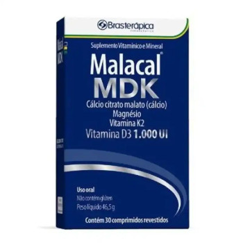 Malacal Mdk Revestidos 30 Comprimidos Brasterapica