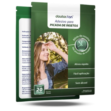 Adesivo Para Picadas De Insetos Doutorsan 20 Unidades