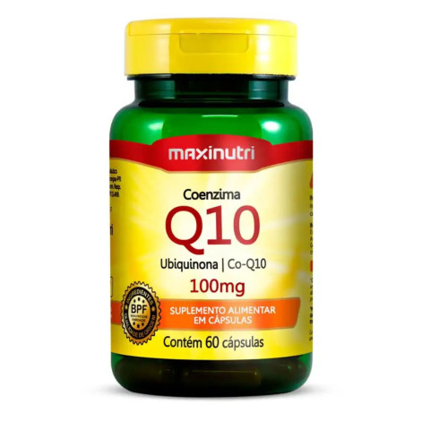 Coenzima Q10 100mg 60 cápsulas Maxinutri