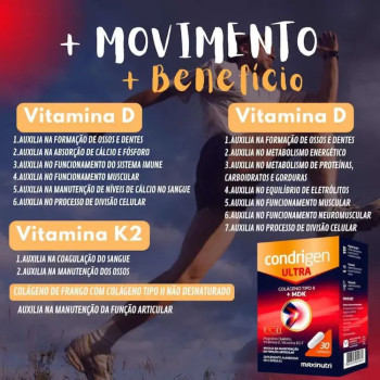 Condrigen Ultra Mdk (colágeno Tipo Ii / Ucii + Mdk ) 30 Cápsulas Maxinutri