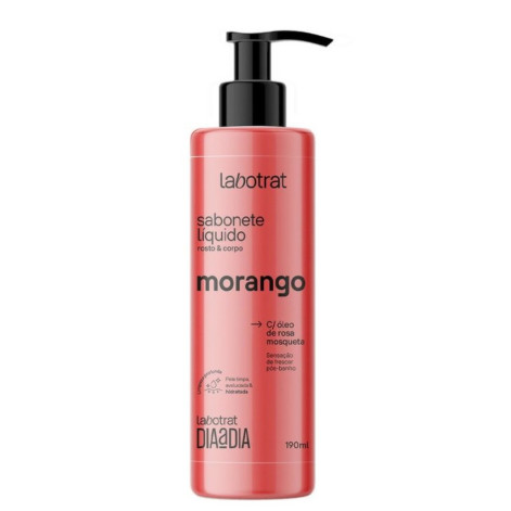 Sabonete Líquido Labotrat Dia a Dia Morango 190ml