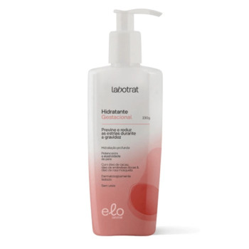 Creme Hidratante Loção Corporal Preventiva Anti Estrias Gestante 240g Labotrat