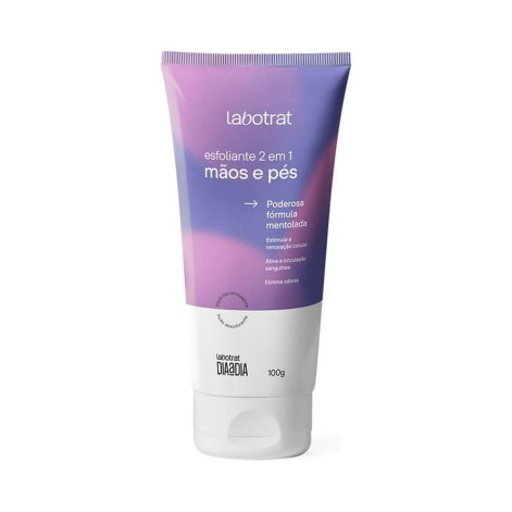 Esfoliante 2 em 1 Mãos E Pés Elimina Odores Labotrat 100G