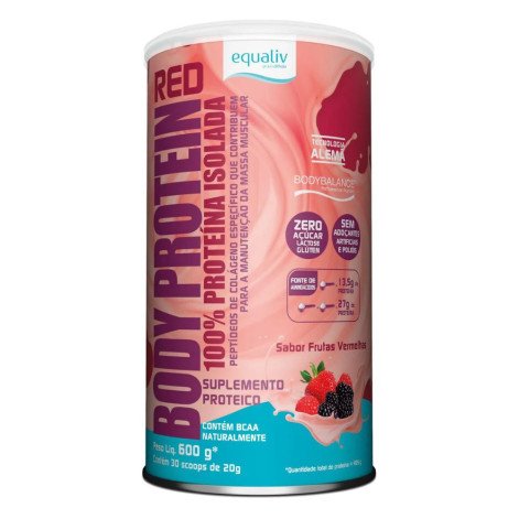 Suplemento Equaliv Body Protein Red 600G