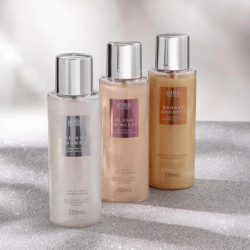 Body Splash Shimmer Silver Queen Kiss New York