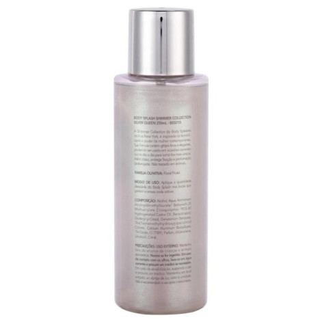 Body Splash Shimmer Silver Queen Kiss New York