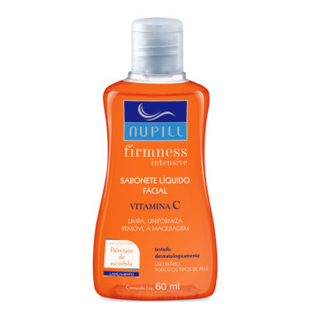  Sabonete Líquido Facial Nupill Vitamina C 60ml