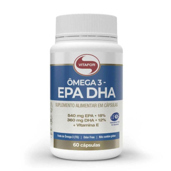 Omega 3 Epa Dha Vitafor 60 Capsulas