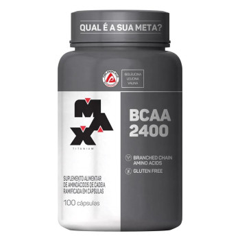 BCAA 2400 Max Titanium 100 Cápsulas