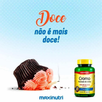 Cromo Picolinato de Cromo 100% Idr Maxinutri 60 Capsulas