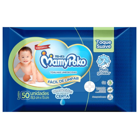 Toalhas Umed Mamypoko Toq Suave 50Un