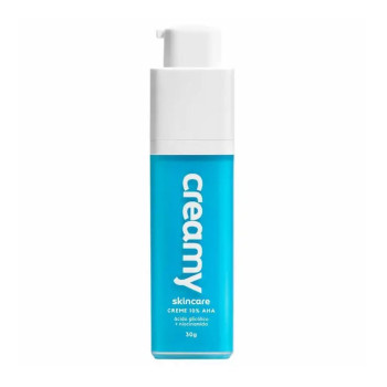 Creamy Ácido Glicólico + Niacinamida Anti-Idade Renovador Facial Noturno 30g