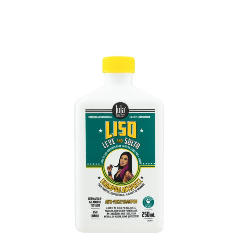 Shampoo Antifrizz Liso, Leve e Solto Lola Cosmetics 250ml