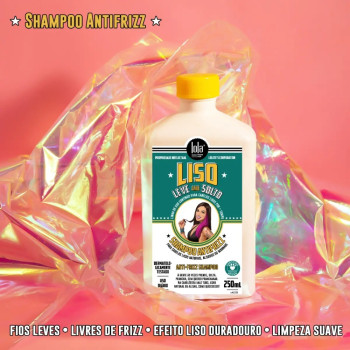 Shampoo Antifrizz Liso, Leve e Solto Lola Cosmetics 250ml Shampoo Antifrizz Liso, Leve e Solto Lola Cosmetics 250ml