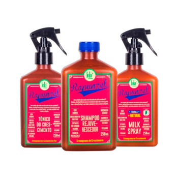 Kit Lola Cabelo De Conto De Fadas Rapunzel Shampoo Rejuvenescedor 250ml + Milk Spray 250ml + Tônico Do Crescimento 250ml Kit Lola Cabelo De Conto De Fadas Rapunzel Shampoo Rejuvenescedor 250ml + Milk Spray 250ml + Tônico Do Crescimento 250ml